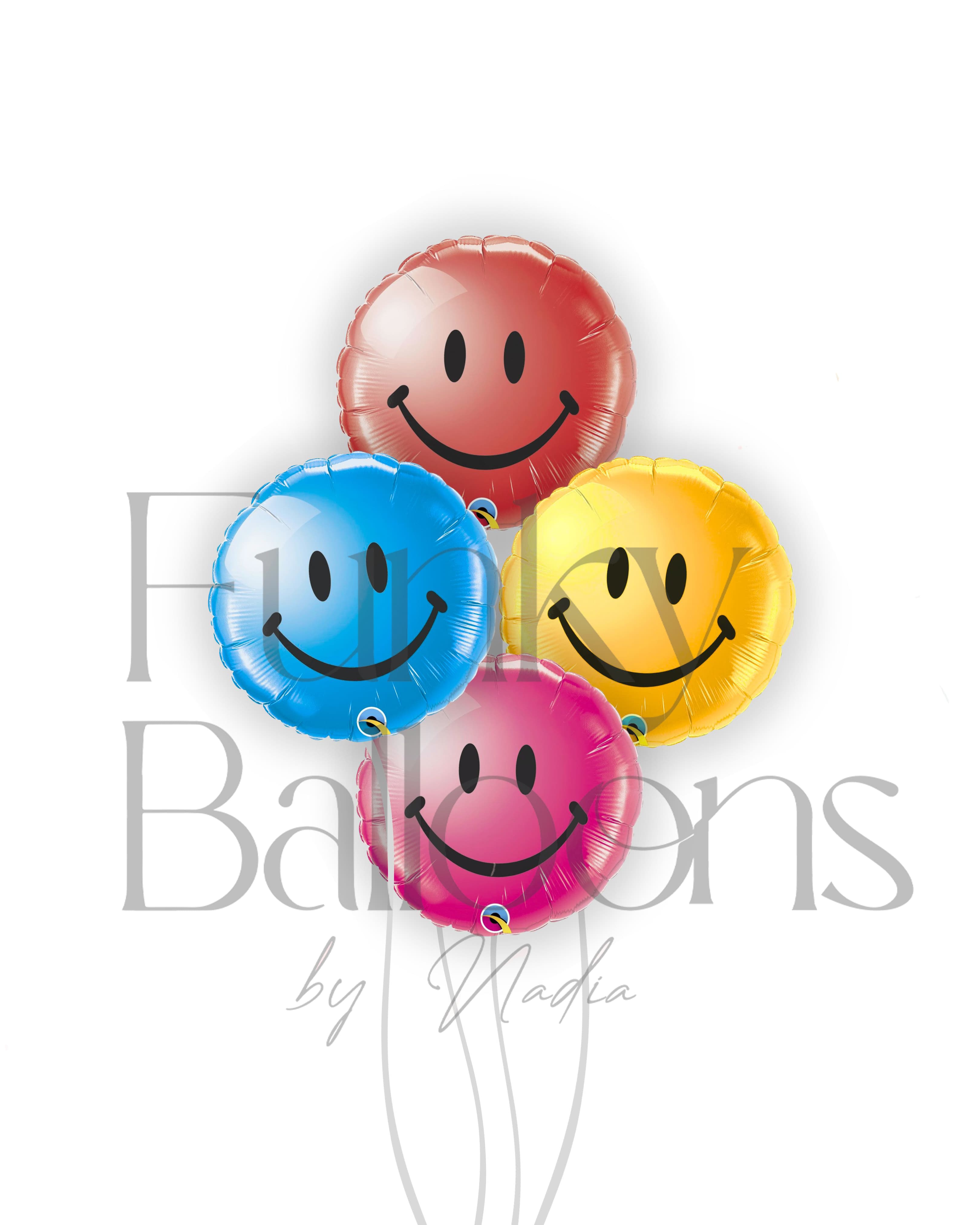 Happy Birthday - Smiley Faces