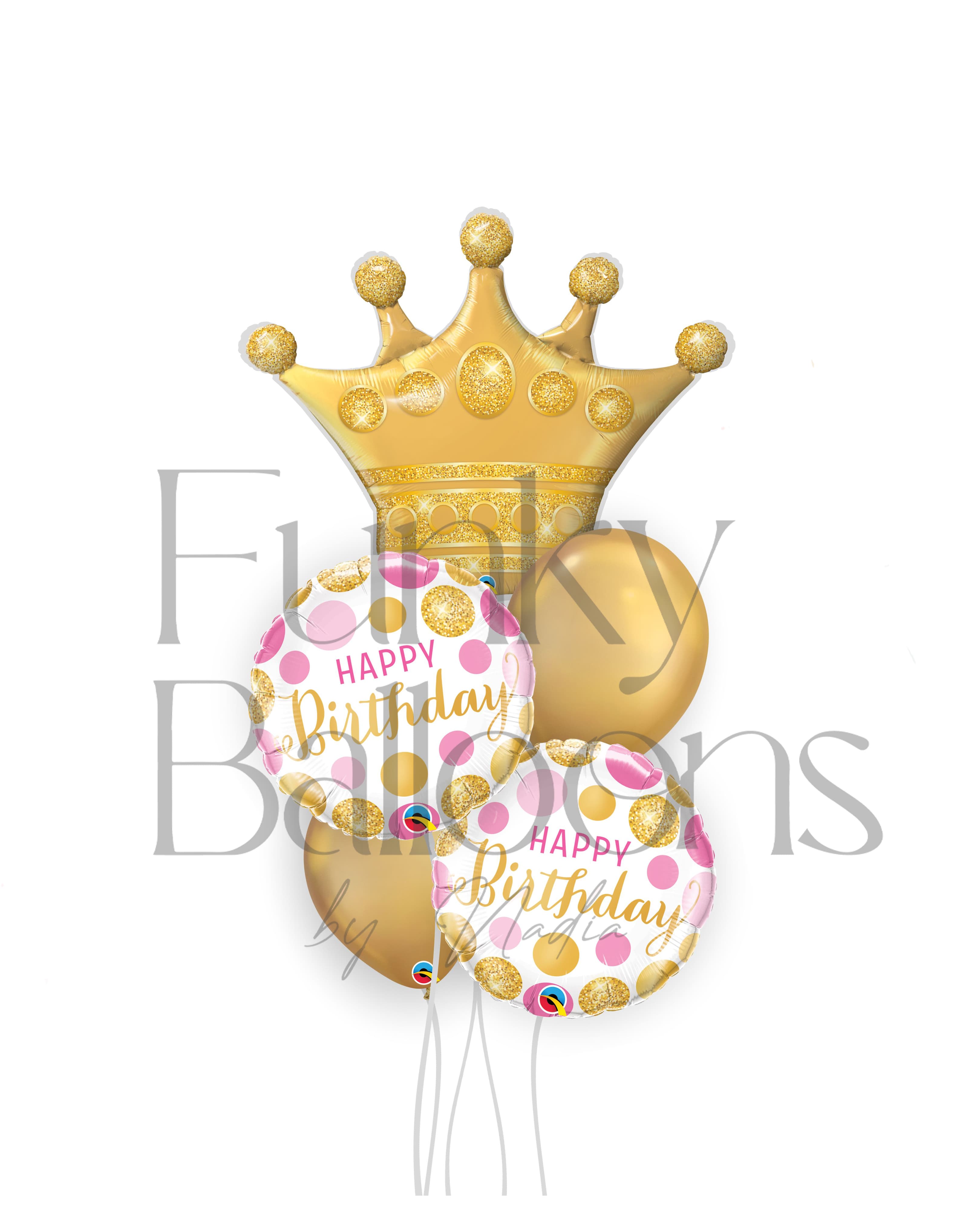 Golden Crown Birthday Set 