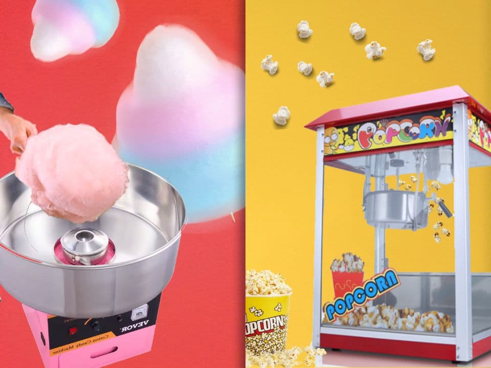 Popcorn & Cotton Candy Machines